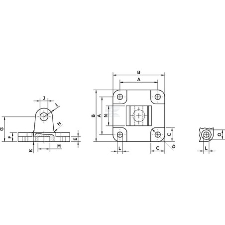 Charnière UNIVERSEL SFD40PN