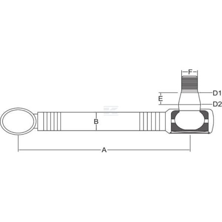 Barre d'accouplement UNIVERSEL SHP387KR