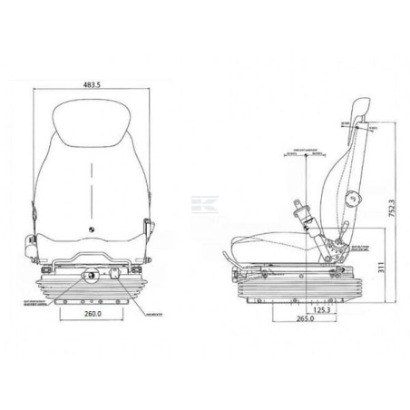 Siège KAB SEATING SK210874