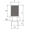 Silencieux UNIVERSEL SIL1MR