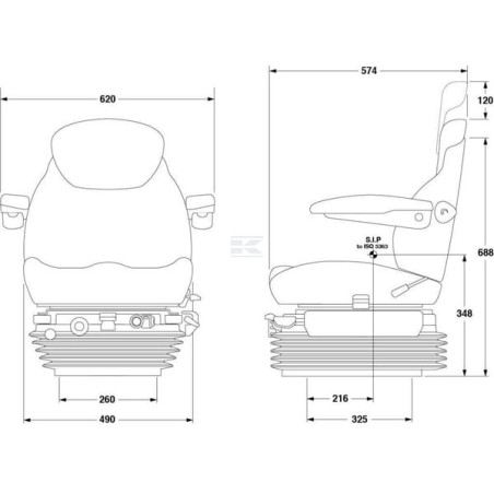 Siège KAB SEATING SK183783
