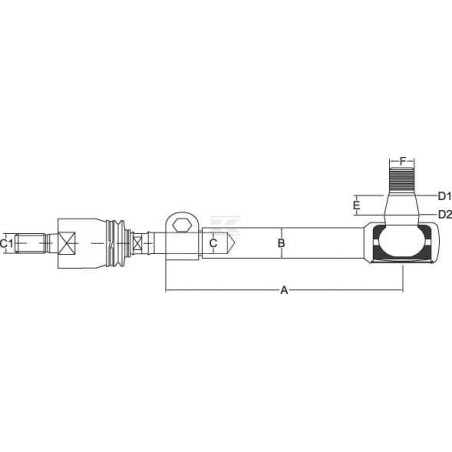 Rotule de direction UNIVERSEL SHP814KR