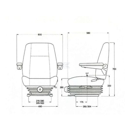 Siège KAB SEATING SK93428
