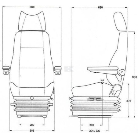 Siège KAB SEATING SK164057