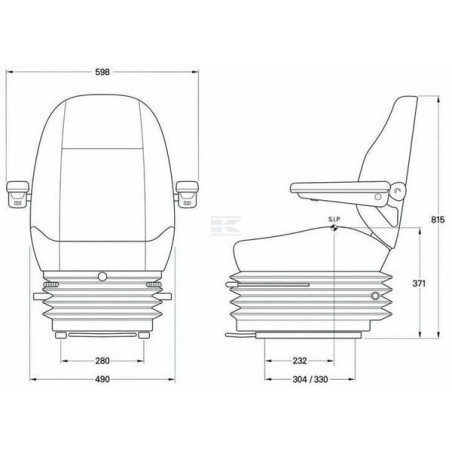 Siège KAB SEATING SK164051