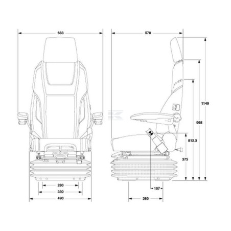 Siège KAB SEATING SK201669