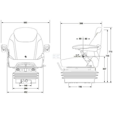 Siège KAB SEATING SK204371