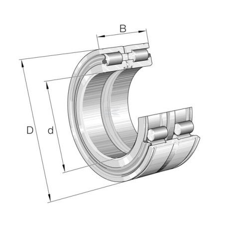 Roulement cylindriques INA/FAG SL045016PP