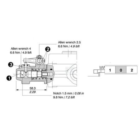 Arrêt WALVOIL SD95AMS2N