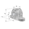 Corps de palier INA/FAG SES515612L