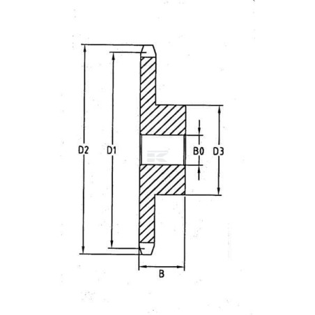 Pignon UNIVERSEL SE1222GH