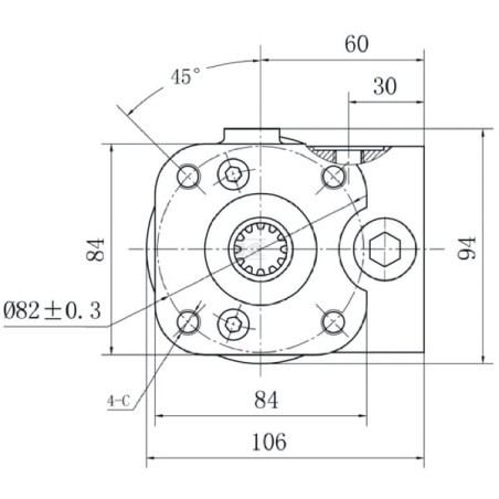 Unité de direction orbitale UNIVERSEL SOSPC250LSTKR