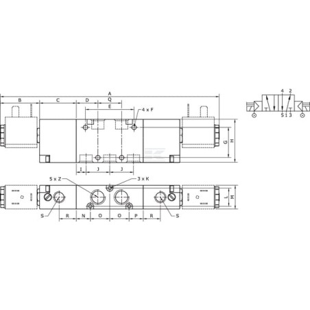 Vanne magnétique UNIVERSEL SOV52BS18