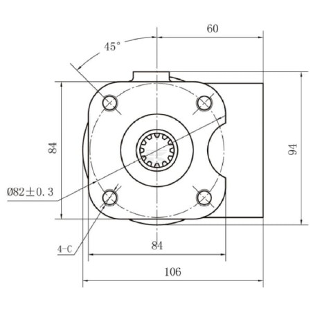 Unité de direction orbitale UNIVERSEL SOSPC125NONKR