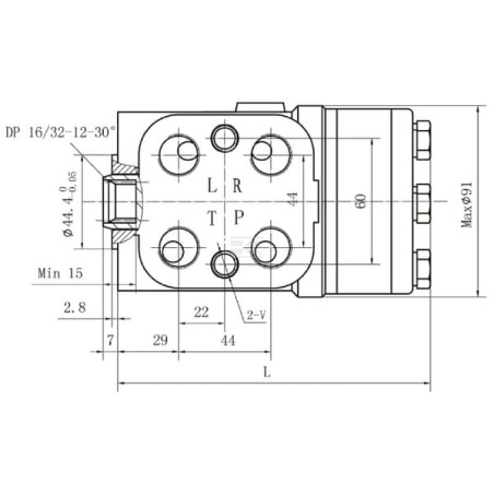 Unité de direction orbitale UNIVERSEL SOSPC125NONKR