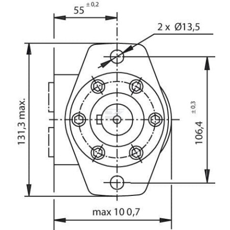 Moteur orbital UNIVERSEL SMP25A225YKR