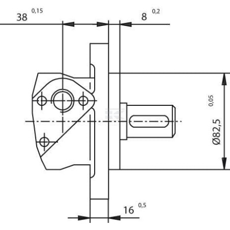 Moteur orbital UNIVERSEL SMP25A225YKR