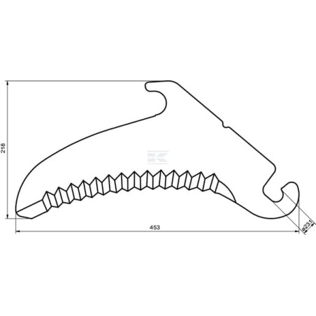 Couteau CLAAS SM05288