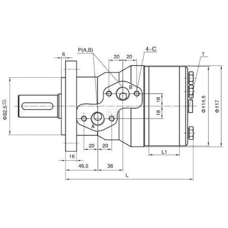 Moteur orbital UNIVERSEL SMH500A432YKR