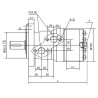 Moteur orbital UNIVERSEL SMR400A26BYKR