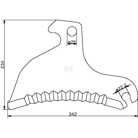 Couteau CLAAS SM05091