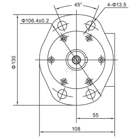 Moteur orbital UNIVERSEL SMR250A432YKR