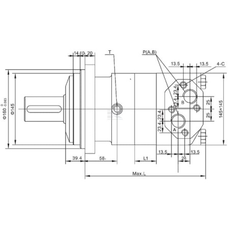 Moteur orbital UNIVERSEL SMV400A440YKR