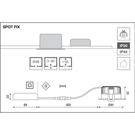 Luminaire LED LEDVANCE SPF8940PSD44SI