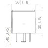 Relais à semiconducteurs UNIVERSEL SSR106930005