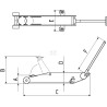 Cric roulant BIG RED T830020