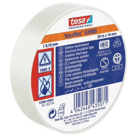 Ruban isolant blanc TESA T539880006100