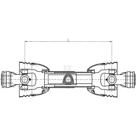 Arbre de transmission UNIVERSEL T60101SC12B02KR