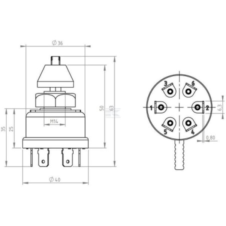 Commutateur UNIVERSEL SW10002KR