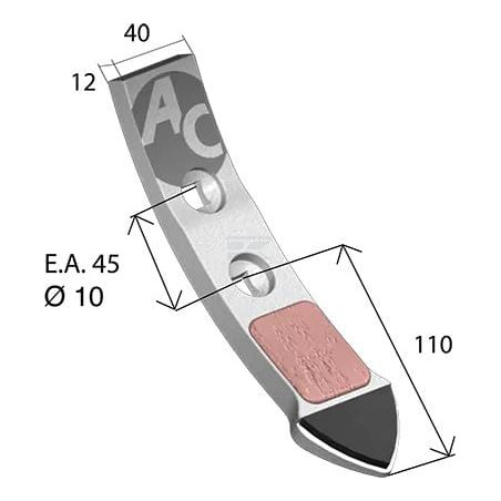 Pointe de cultivateur AGRICARB SVI2039