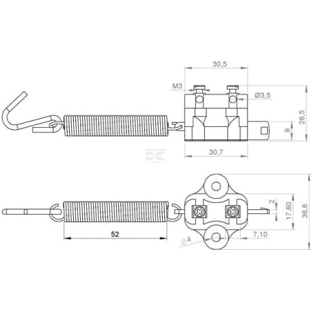 Contacteur UNIVERSEL SW10008KR