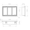 Cadre de montage UNIVERSEL SW10023KR