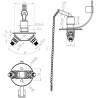 Coupe-batterie rond UNIVERSEL SW10007KR
