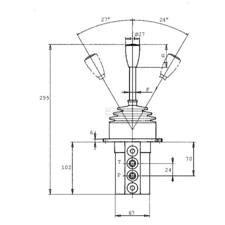Levier WALVOIL SV10B01G