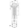 Filtre d'aération MP FILTRI TAP90F10A0L1