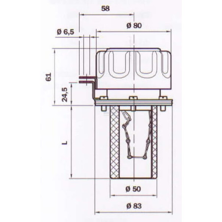 Bouchon de remplissage MP FILTRI TA80B10A001P01