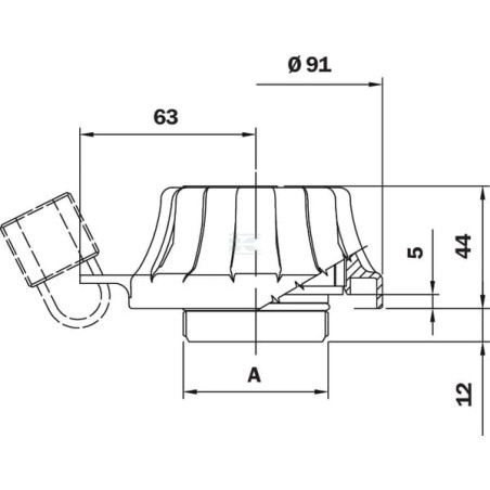 Filtre d'aération MP FILTRI TAP90H10A000