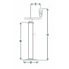 Béquille SIMOL STRP526