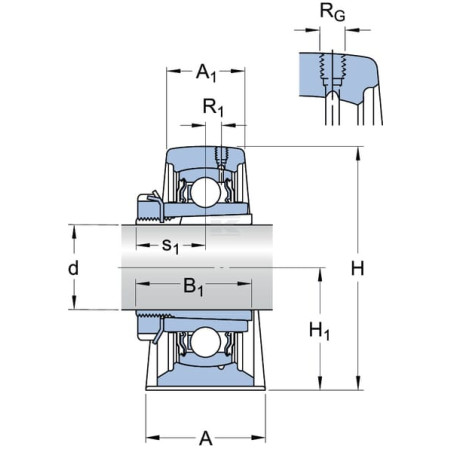 OEillet SKF SYJ60KF