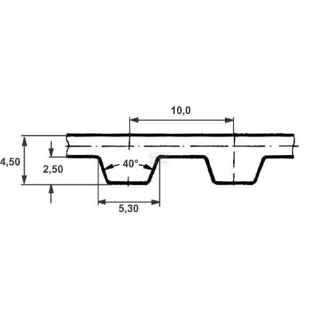 Courroie OPTIBELT T1053016