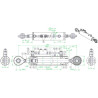 Barre de poussée hydraulique UNIVERSEL TCVNNE357025022
