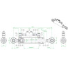 Barre de poussée hydraulique UNIVERSEL TEVNN305015011