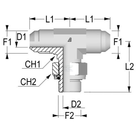 Adaptateur ALFAGOMMA TIB0702