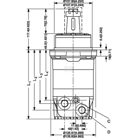 Roue DANFOSS TMKW200151F6011
