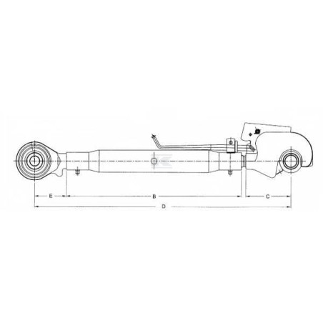 Barre de poussée UNIVERSEL TLC51027222KR