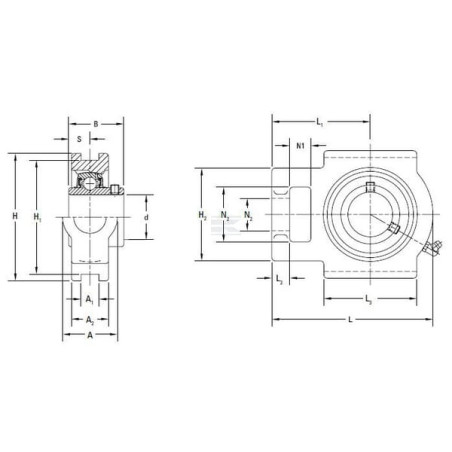 Palier TIMKEN UCT311